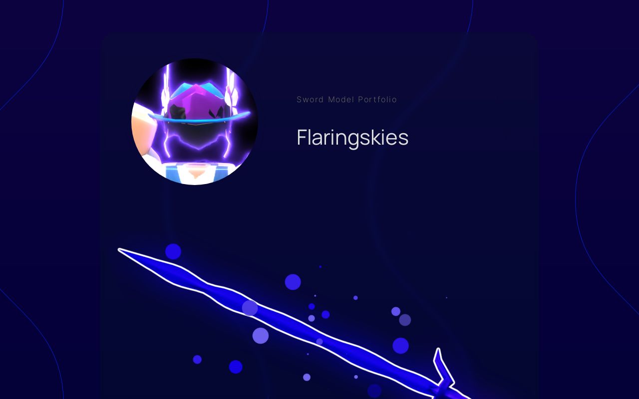 Carrd profile picture for @flaring
